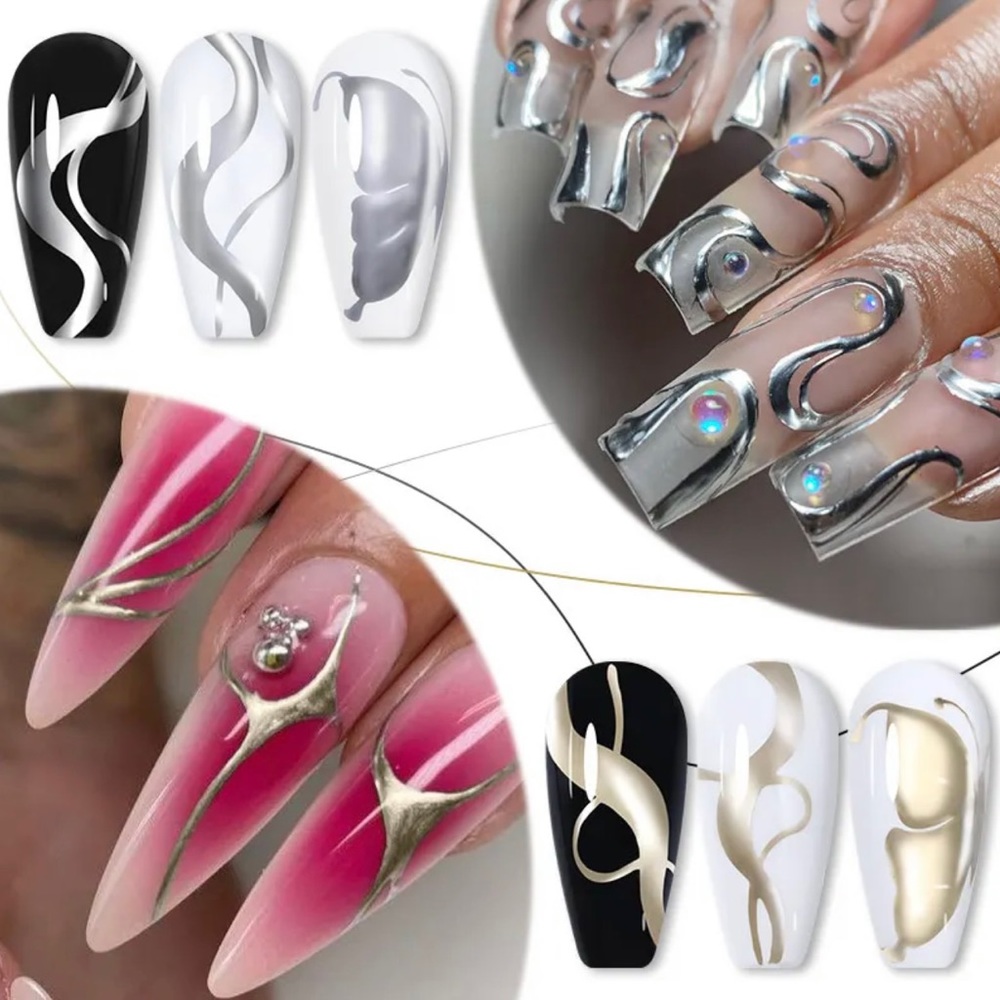 Nails art color gels